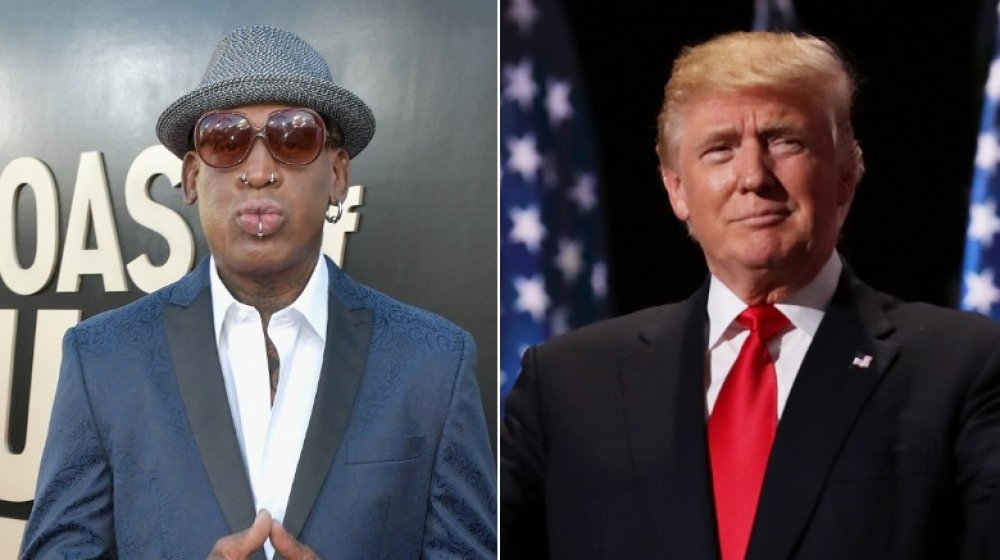 The Truth Behind Dennis Rodman And Donald Trump As Friends Verge Campus