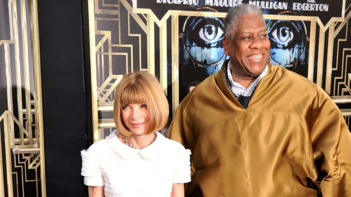 Andre Leon Talley y Anna Wintour