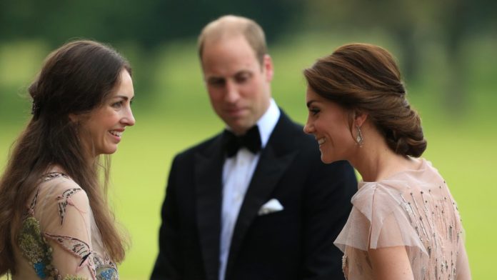 La marquesa de Cholmondeley y Kate Middleton