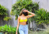 Madison Beer Goes out for Lunch in a Yellow Bra