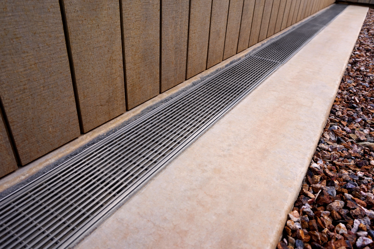 LongLasting And Resilient Concrete Drain Verge Campus