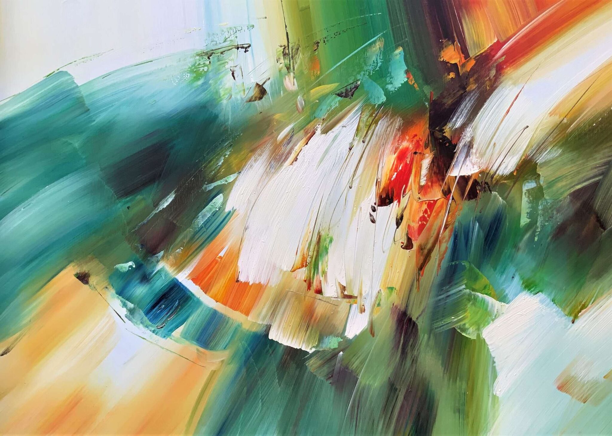 A Brush With Serenity The Allure Of Abstract Oil Paintings On Canvas a-brush-with-serenity-the-allure-of-abstract-oil-paintings-on-canvas
